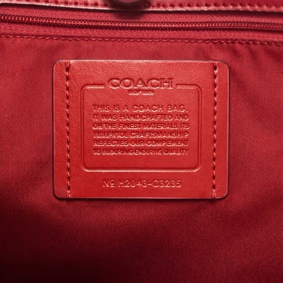 Coach City Signature Rainbow Logo Large Tote Bag - Picture 7 of 10